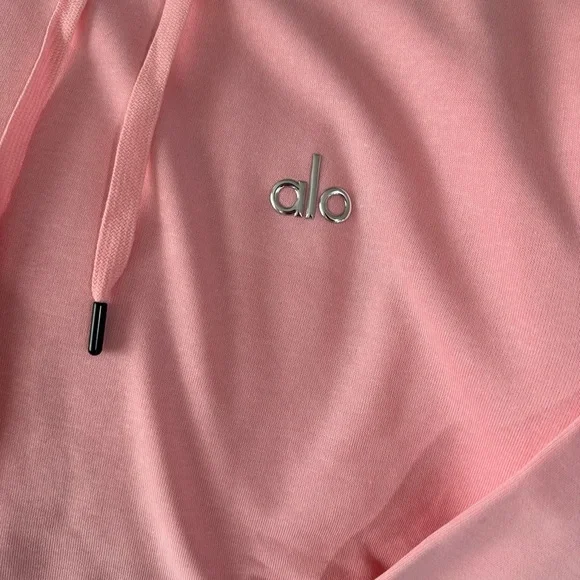 Pink Alo Hoodie womens size Small - Picture 2 of 3